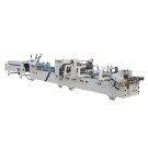 Máquina encoladora y plegadora de caja inferior plegable y predoblada