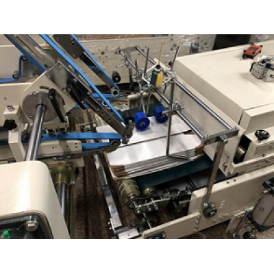 Automatic Corrugated Crash Bottom Lock Folding Gluing Machine