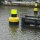 Polyurethane Coated Foam Filled Floating Donut Fenders on Poles for Ship Guarding