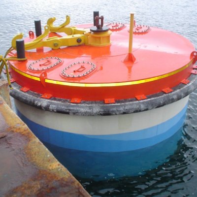 Marine Steel Sturctured Offshore Mooring Buoy with Quick Release Buoy Hook