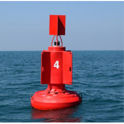 Ultrahigh Molecular Weight Polyethylene Lateral Mark Buoy