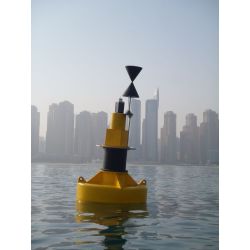 Ultrahigh Molecular Weight Polyethylene 1250mm Dia. Cardinal Mark Buoy