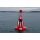 Ultrahigh Molecular Weight Polyethylene Red and White Stripes Safe Water Mark Buoy