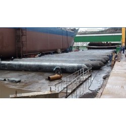 Penumatic Durable Rubber Air Bag Pontoon Roller With BV Certificate