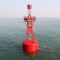 Ultrahigh Molecular Weight Polyethylene Red and White Stripes Safe Water Mark Buoy