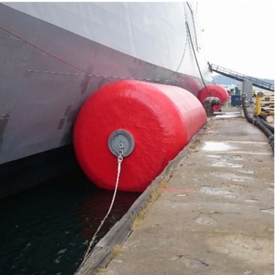EVA Polyurea Spraying Coating Dock Cushion Foam Filled Fender For Ship Boat