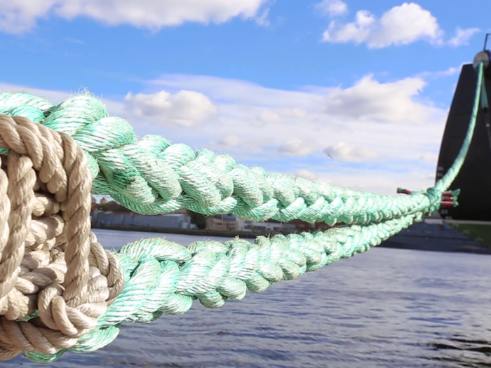 mooring ropes