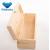 Wooden storage box for wine and glasses 750ml single bottle unfinished