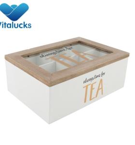 Custom gift wooden/bamboo tea box with competitive price