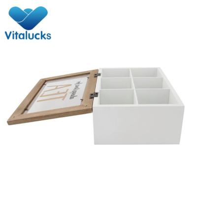 Custom gift wooden/bamboo tea box with competitive price
