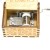 Cheap small wooden crafts christmas gift music boxes