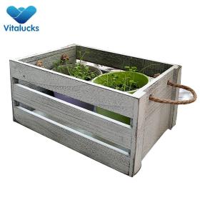 Hot selling distressed white wooden crates