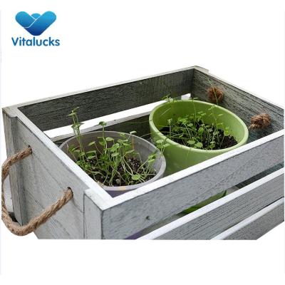 Hot selling distressed white wooden crates