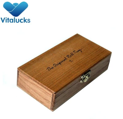 Hot sale Custom cheap vanished wooden cigarette box