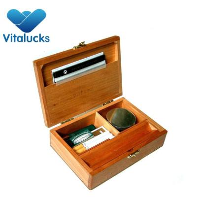 Hot sale Custom cheap vanished wooden cigarette box