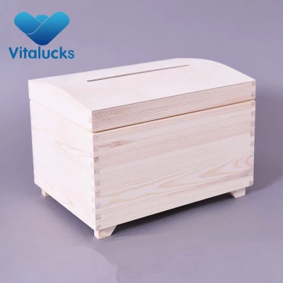 Wooden money boxes pine wood custom order accepted