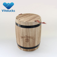 Wooden coffee box for beans