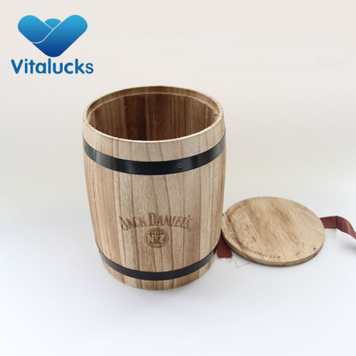 Wooden coffee box for beans