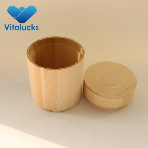 Wooden box with silk-screen printing unfinished
