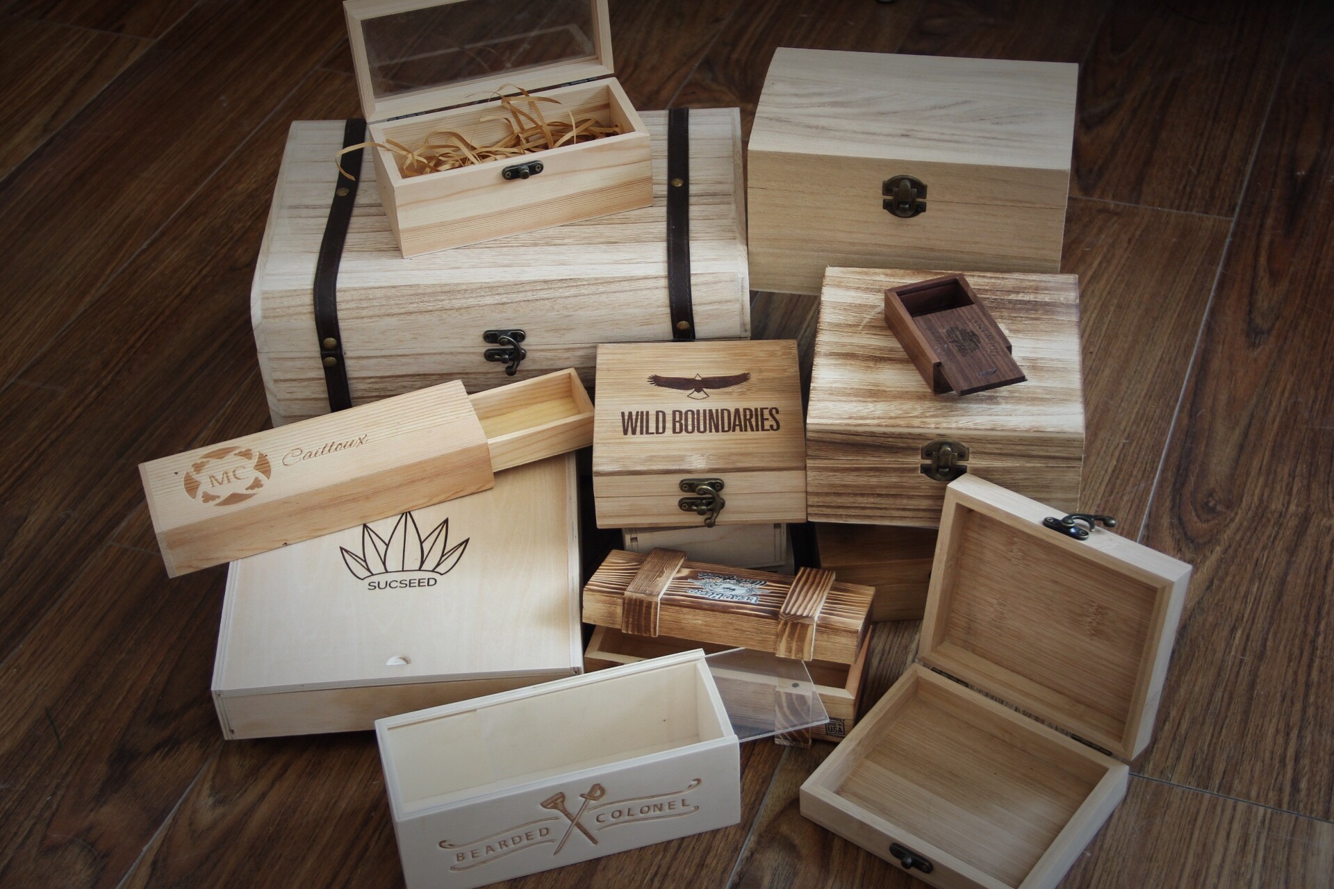 what wooden boxes types