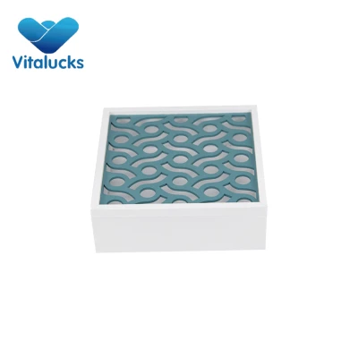 Mini wooden storage box home decor laser lid
