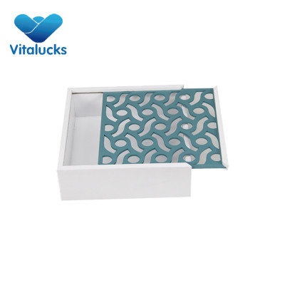 Mini wooden storage box home decor laser lid