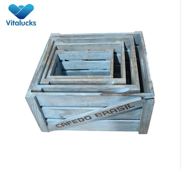 decorative wooden crates