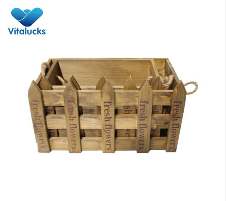 rustic wood crates decorative