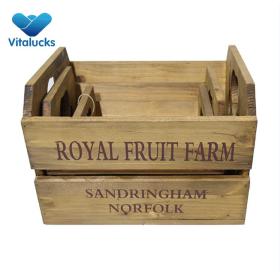 Rustic wood crates decorative