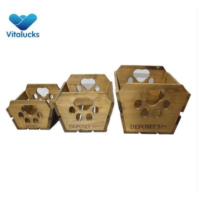 Rustic wood crates decorative