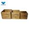 Factory custom size toy wooden storage crate