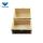 Solid wood jewelry storage box rustic color