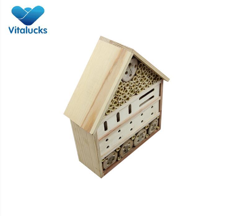 wooden house for bug bee