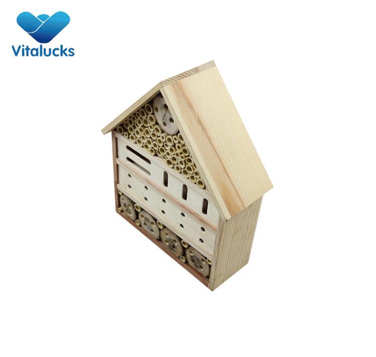 solid wood insect hotel