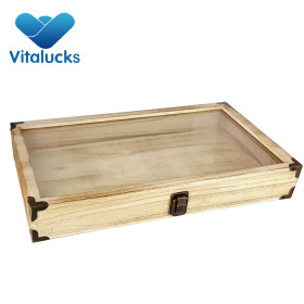 Wooden jewelry box paulownia material