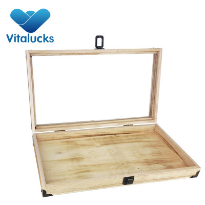 Wooden jewelry box paulownia material