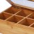 Handmade feature wood tea bags gift packaging box bamboo material