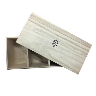 Wood storage box for packing drinking cup/glass