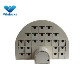 Storage wooden box for jewelry