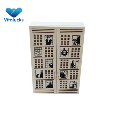 Beautiful and cheap calendar box Xmas advent calendar plywood material