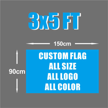 Customized Free Design 48h Fast Delivery 3X5ft Custom flags Banner