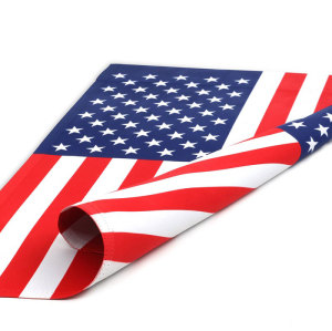 God Bless America 110g Knitted Polyester Double Sided Garden Flag Without Flagpole