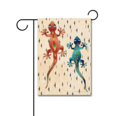Geckos 110g Knitted Polyester Double Sided Garden Flag Without Flagpole