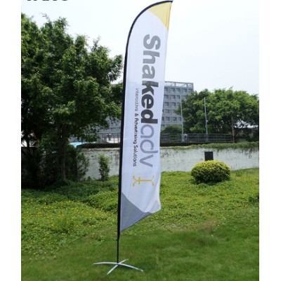 Cheap Custom Double Sided Advertising Printing Advertising Feather Flags