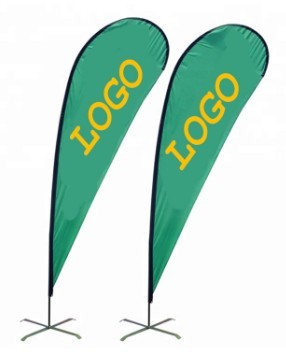 Cheap Custom Double Hot Sale Sided Sublimation Printing Advertising Feather Flags