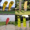 Advertising Flying Beach Flag Banner Promotion Wind Feather Flag