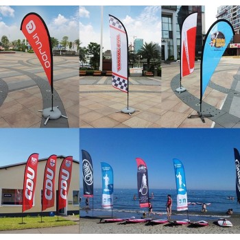 Custom Advertising Feather Flying Teardrop Flag