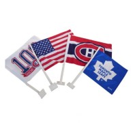 Cheap Car Flag 12x18inch Window Car Flags With Plastic Pole