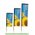 Hot Sale Custom Double Printing Advertising Feather Flying Rectangular Flags
