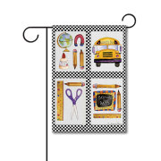 School Stuff 110g Knitted Polyester Double Sided Garden Flag Without Flagpole